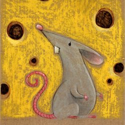 עכבר וגבינה painter